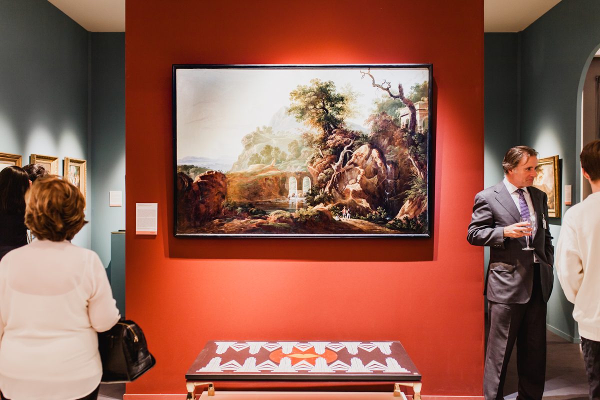 VIZ GROUP art fair installation — gallery stand