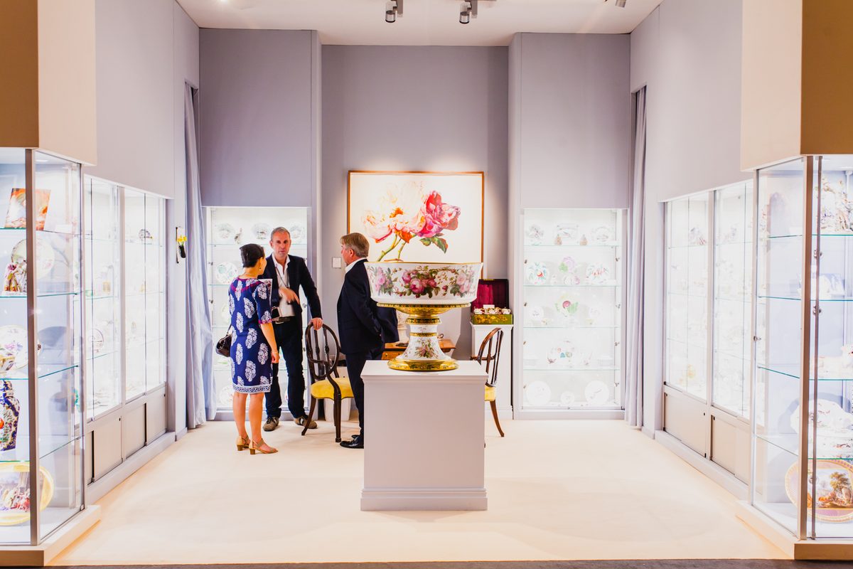 VIZ GROUP art fair installation — gallery stand